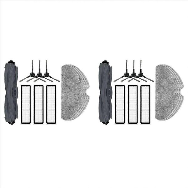 2 Set for D9 Max Gen 2 / D10s Pro /D10s Robot Vacuum Accessories Main Brush Filter Mop Rag Replaceme