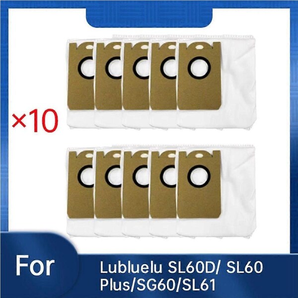 10 Pcs Dust Bags for SL60D/ SL60 Plus/SG60/SL61 Sweeper Accessories Dust Bags Built to Last and Work