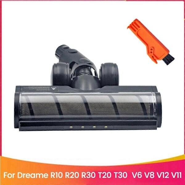 Soft Roller Brush Cleaner Head for R10 R20 R30 T20 T30 V6 V8 V12 V11 Vacuum Attachment with LED Dust
