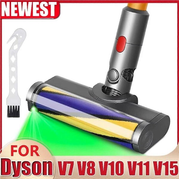 LED Floor Nozzle Brush for V7 V8 V11 V10 V15 Vacuum Cleaner Electric Brush Soft Roller Brush Replace