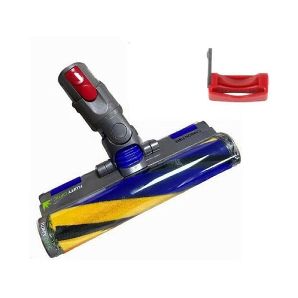 For V10 Slim/V12 LED Soft Roller Cleaner Head Cordless Vacuum Cleaners Replacement Hardwood Floor Br