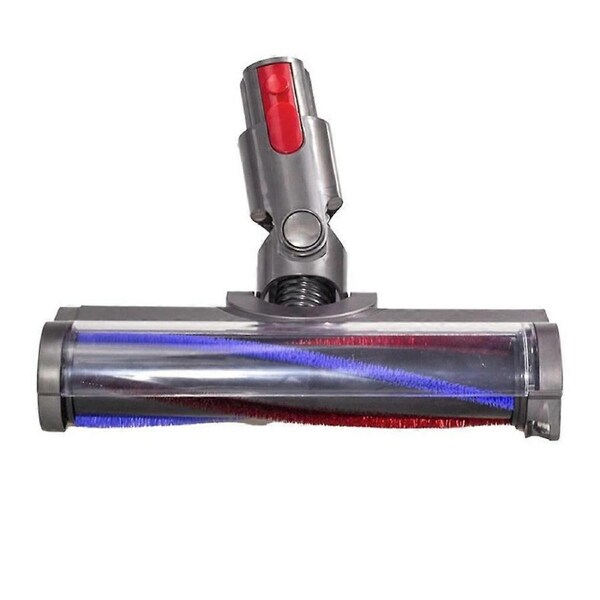 For V12Slim V10Slim Accessories Carpet Brush Head with Green Dust Light Replacement Laser Brush Head