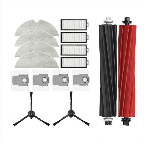 16 Pcs for Q5 Pro, Q5 Pro+, Q5 Max+, Q5 DuoRoller+ Vacuum Cleaner Main Side Brush Mop Filter Dust Ba