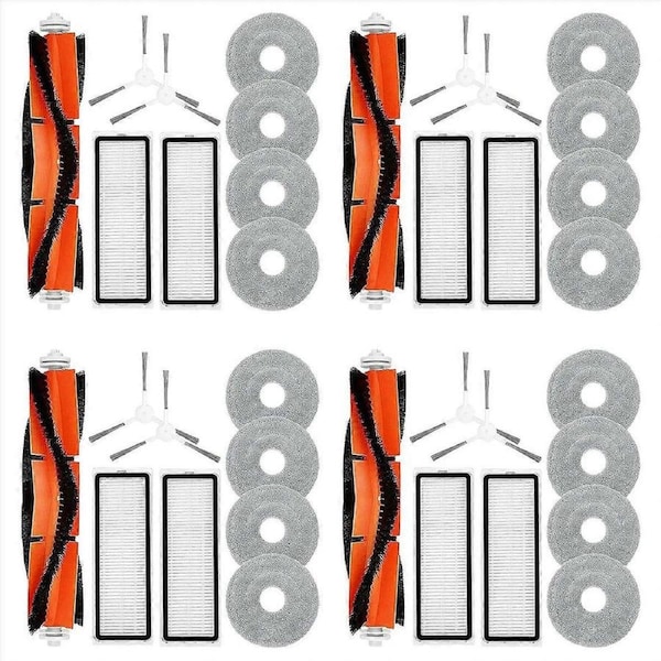 4 Set for S20 Plus S20+ Robot Vacuum Cleaner Main Side Brush Hepa Filter Mop Cloth Replacement Parts