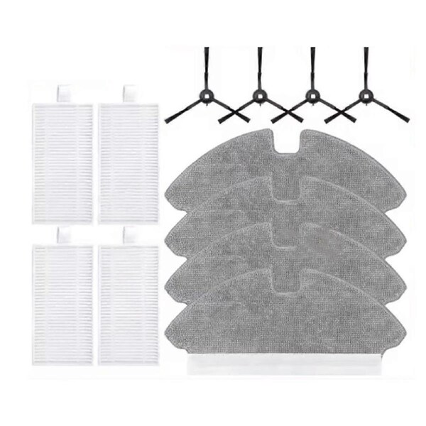 12 Pcs for Okami R11 Vacuum Cleaner Side Brush Mop Filter