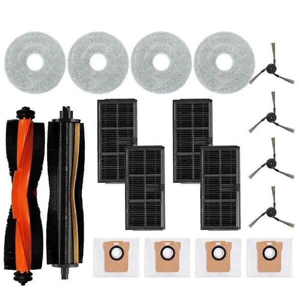 Accessories Kit for Omni M40/D110CN - Main Roller, Side Brushes, HEPA Filters, Mop Cloths, Dust Bags