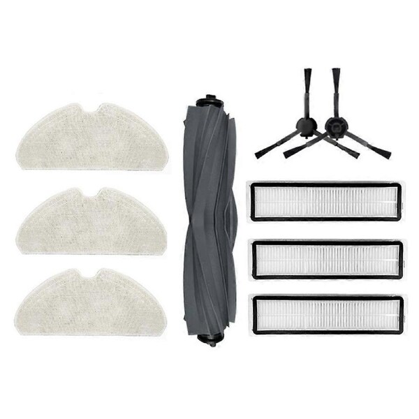9PCS for Xiaomi Dreame D10S / D10S Pro Robot Vacuum Cleaner Replacement Spare Parts Main Side Brush Filter Mop Cloth