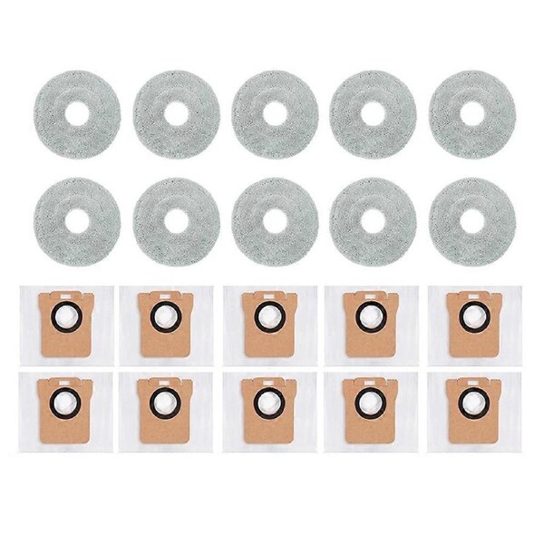 For Xiaomi Mijia M30S D103CN M40 X10+ X20+ X20 Plus X20 Max S20+ Replacement Parts Accessories Mop Cloth Dust Bag