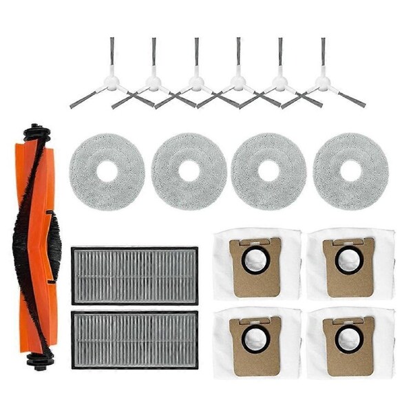 For Xiaomi Mijia M30S D103CN Replacement Accessories Main Side Brush Lip Hepa Filter Mop Cloth Dust Bag Parts