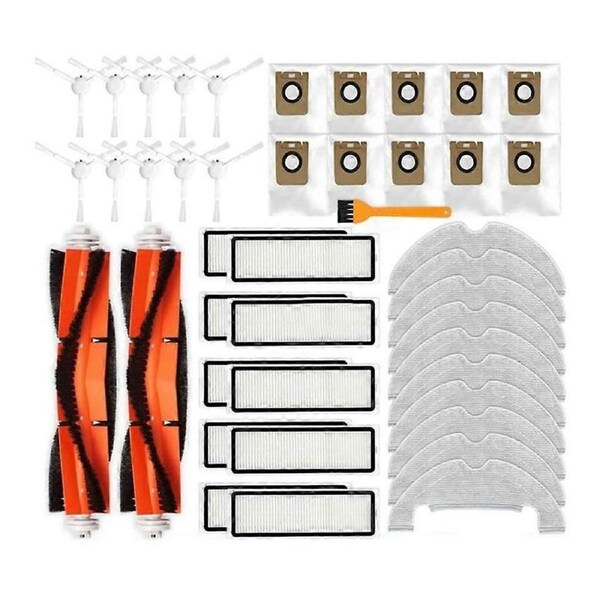 For Dreame L10 Plus/ Z10 Pro/ D10 Plus RLS3D Robot Vacuum Cleaner Parts, Main Side Brush,Filter, Mop Cloth,Dust Bag