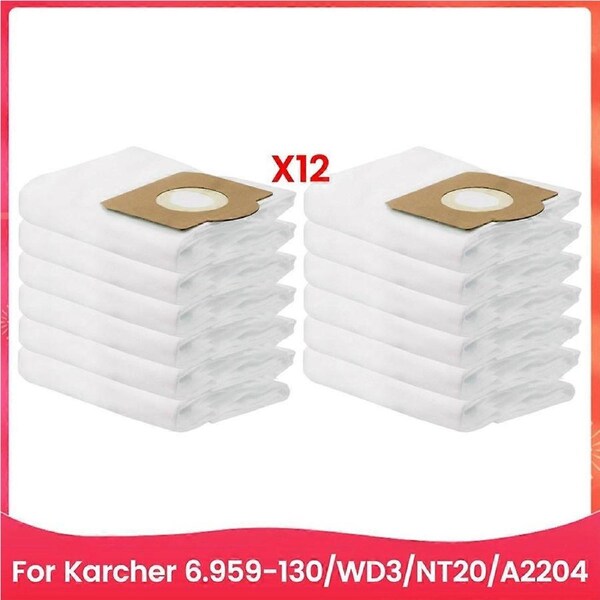 Dust Bag for Karcher 6.959-130/WD3/NT20/A2204 Vacuum Cleaner Trash Dust Bag Replacements Accessories