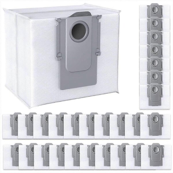 28 PACK Replacement Vacuum Bags, for Roborock S8+ Pro Ultra, S7 MaxV Ultra, Q8 Max+,Q7,Q5Automatic D