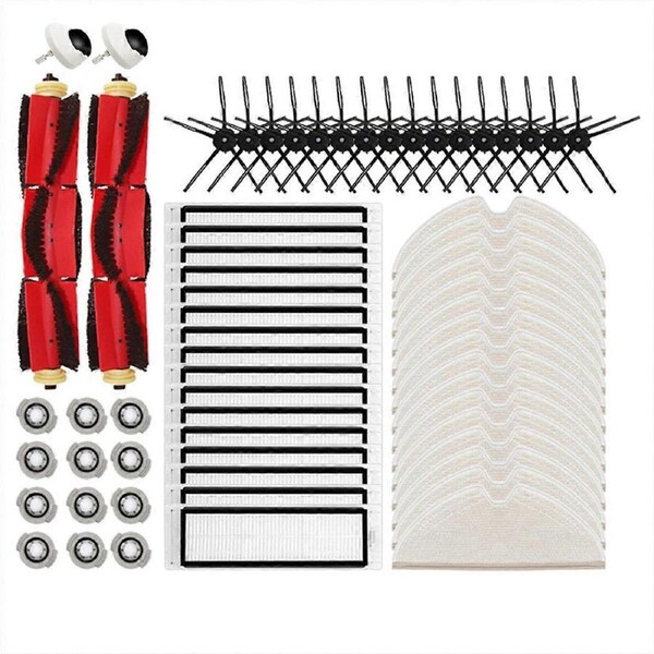 Compatible for Roborock Main Side Brush Filter Mop Cloth Parts