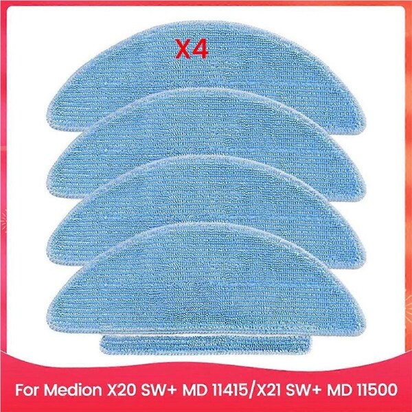 Mop Cloth Pads for Medion X20 SW+ MD 11415, X21 SW+ MD 11500 Vacuum