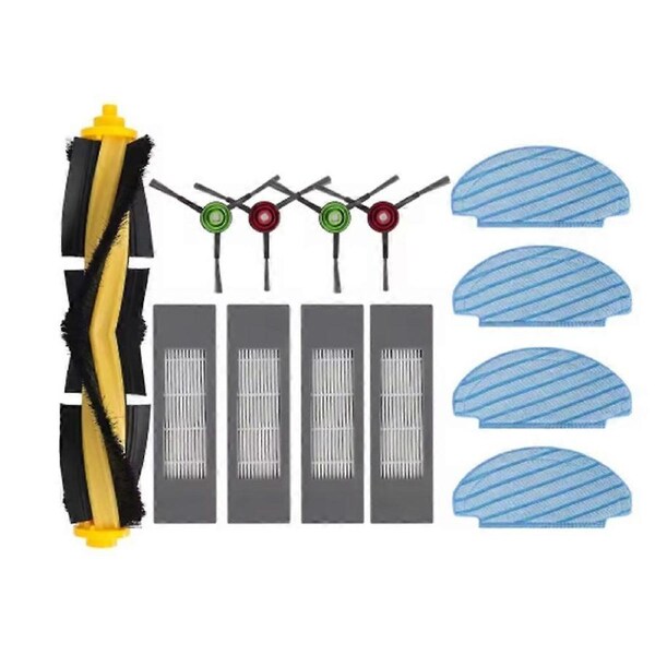13Pcs for ECOVACS Deebot T8 / T8 Max / T8 AIVI / T9+ / N8 Pro / N10 Plus Vacuum Cleaner Main Side Brush Filter Cloths
