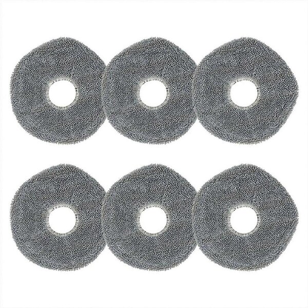 6PCS Replacement Parts Mop Cloth for EUFY X9Pro Sweeping Robot Vacuum