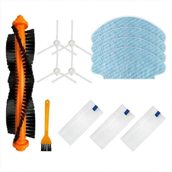 Main Side Brush Filter Mop Cloth For Tefal Rowenta Explorer 20 40 50