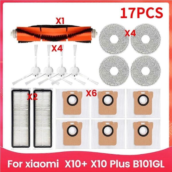 For Xiaomi Robot Vacuum X10+ X10 Plus B101GL Spare Parts Accessories