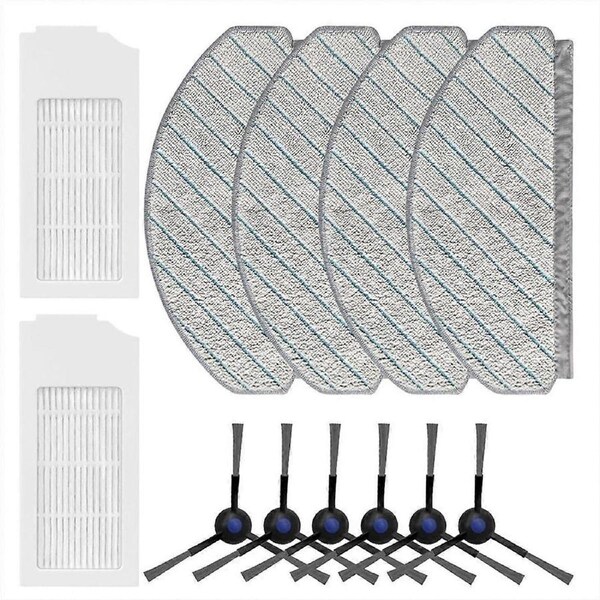 for ECOVACS DEEBOT N20/N20 PLUS Side Brushes, HEPA Filters, Wipes