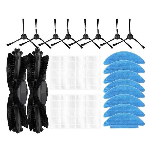 For Everybot Q3 Main Side Brush Hepa Filter Mop Cloth Accessories