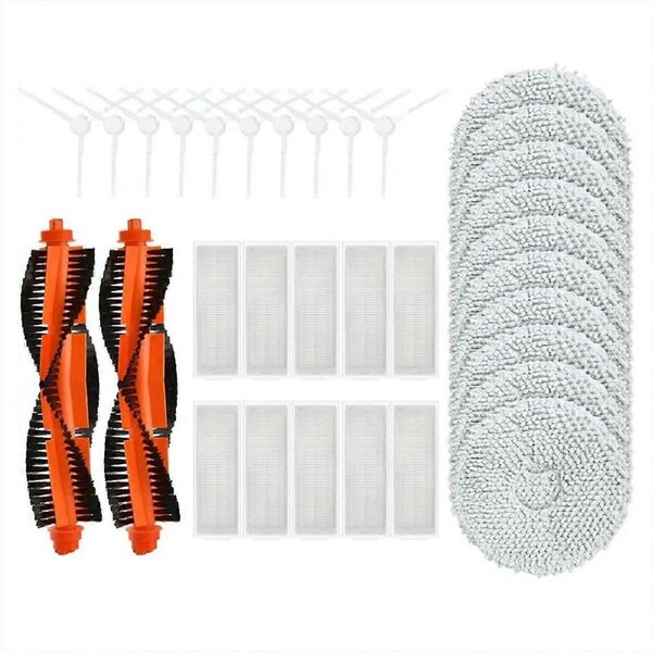 For Xiaomi Robot Vacuum X20 Main Side Brush Hepa Filter Mop Cloths