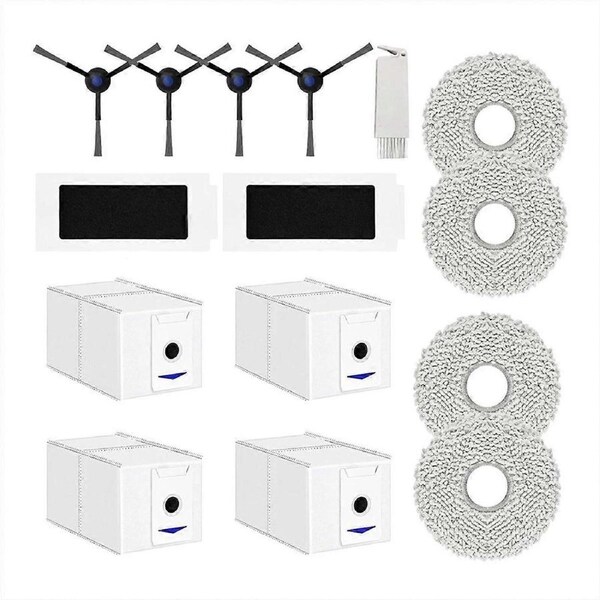 15-Pack Replacement Accessories Kit for Ecovacs Deebot T30 Omni