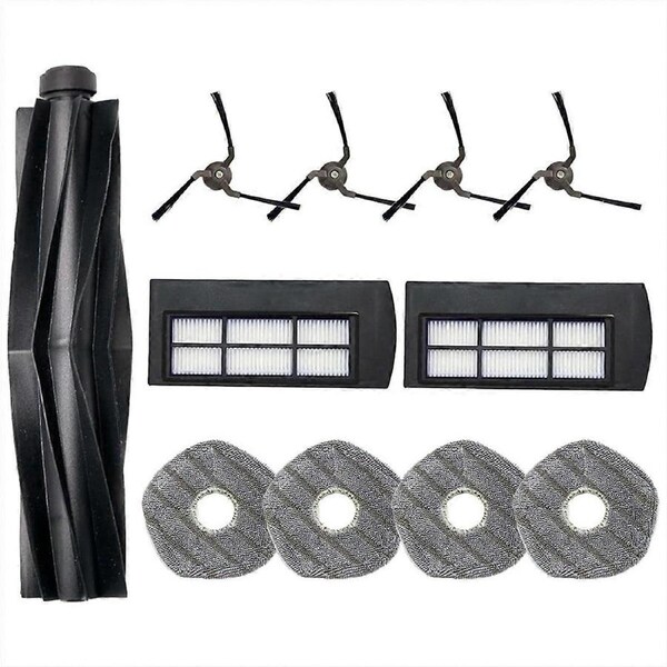 For Eufy X9 Robot Vacuum Replacement Parts Main Brush Side Brushes