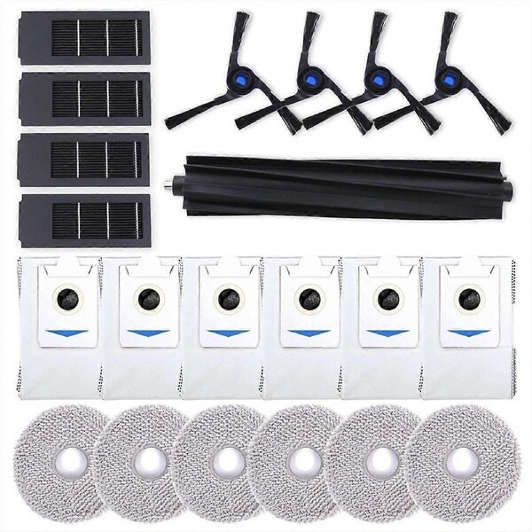 For Ecovacs Deebot X2 Omni Main Side Brush Filter Mop Cloth Dust Bags