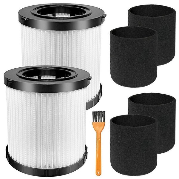 2 Pack DCV5801H HEPA Filter Compatible Foe DEWALT DCV580H,