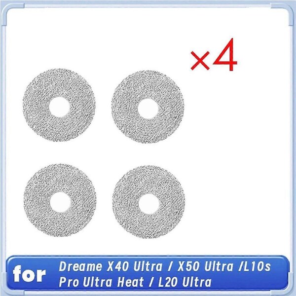 For Dreame Cleaning Rag Robot Vacuum Cleaner Parts Replacement 4Pcs
