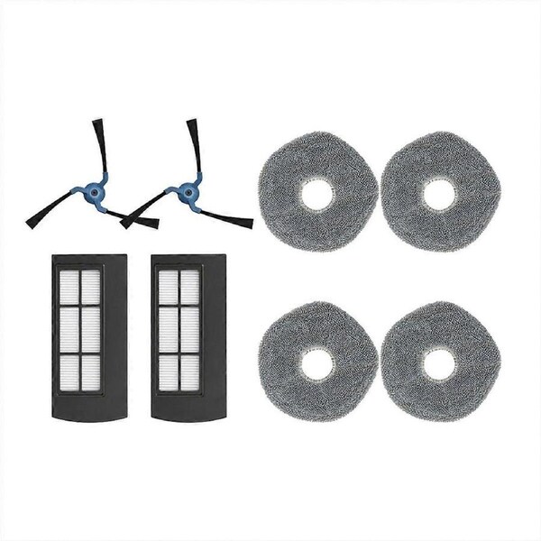 For Eufy X9 Pro Replacement Parts Side Brush Hepa Filter Mop Cloth