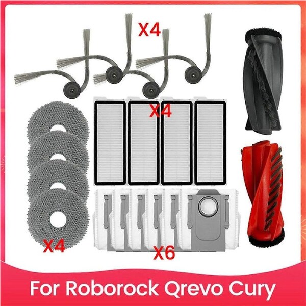 For Roborock Qrevo Cury Vacuum Cleaner Accessories Replacement Parts