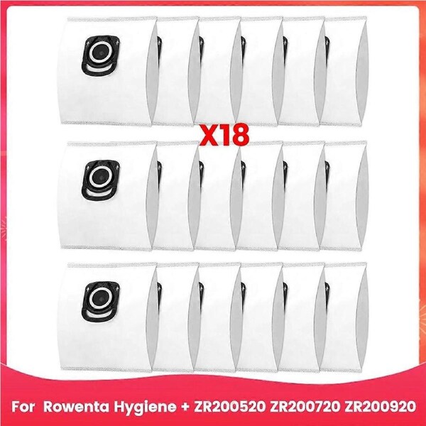 Vacuum Cleaner Bags For Rowenta Hygiene + ZR200520 ZR200720 ZR200920,