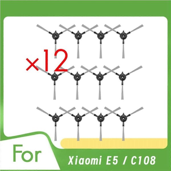 12 Pcs Side Brush for Xiaomi Robot Vacuum Cleaner Parts Replacement