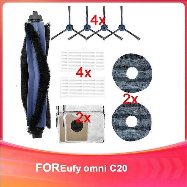 For Eufy Robot Vacuum Cleaner Omni C20 Accessories Vacuum Cleaner