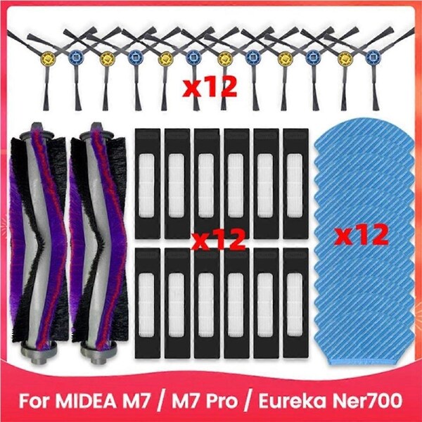 38PCS for Midea M7 / M7 Pro/Eureka NER700 Robot Vacuum Parts
