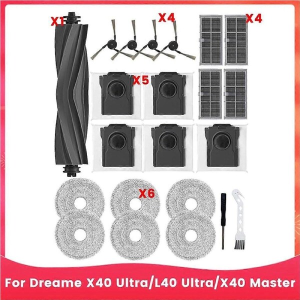 For Robot Vacuum Cleaner Main Hepa Filter Mop Cloth Dust Bags