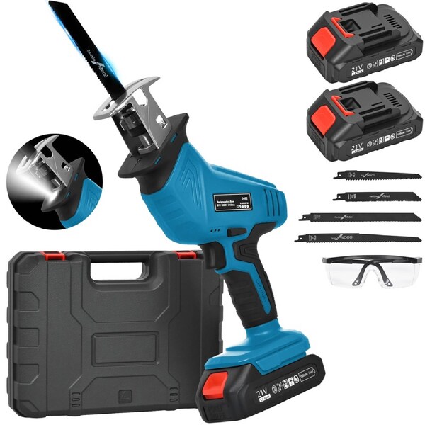 Advwin Reciprocating Saw 3500RPM with 2 Batteries