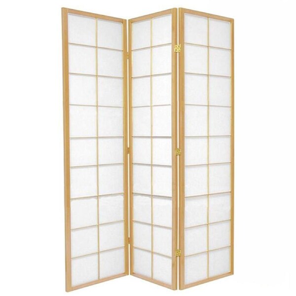 Zen Room Divider Screen Natural 3 Panel