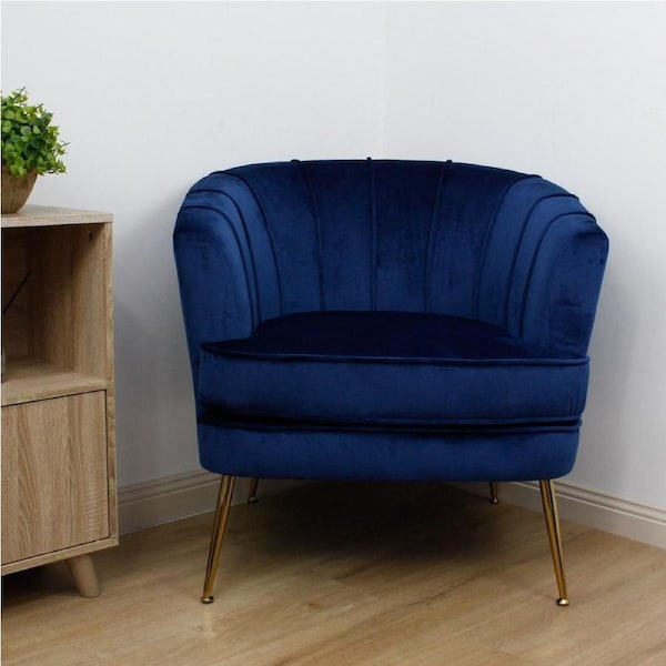 Hanna Tub Chair Dark Blue