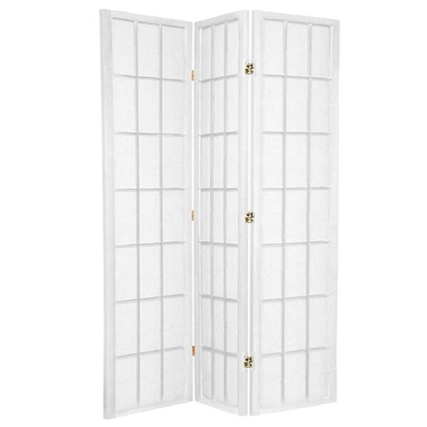 Shoji Room Divider Screen White 3 Panel