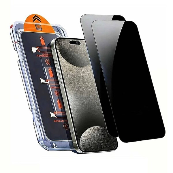 2 Pcs Privacy Tempered Glass Screen Protector For iPhone 13 13Pro 14 16e 17e