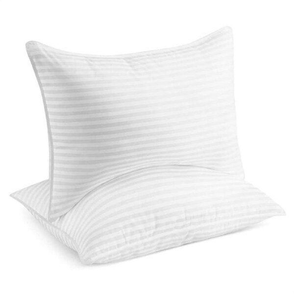 Nevenka Bed Pillows for Sleeping Set of 2 - Soft Allergy Friendly Cooling Luxury Gel Pillow for Back Stomach or Side Sleepers Queen(20"X30")