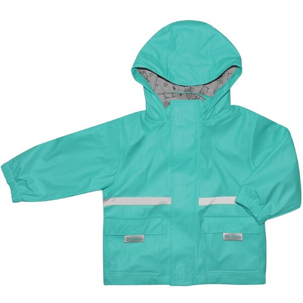Silly Billyz Waterproof Jacket Aqua Medium