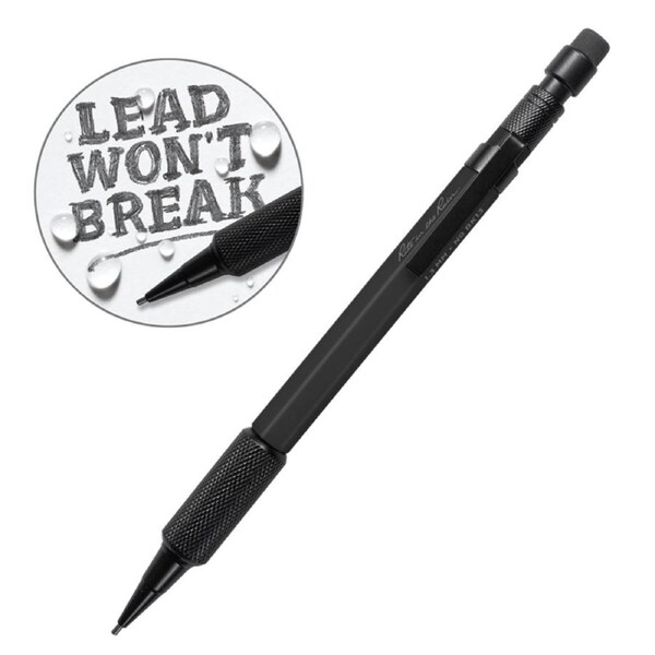 Rite In The Rain Mechanical Clicker Pencil w/Clip Refillable - Black w/Black Lead