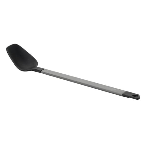 Primus Longspoon Hard-Anodized Aluminum Handle Plastic Spoon 23cm - Black