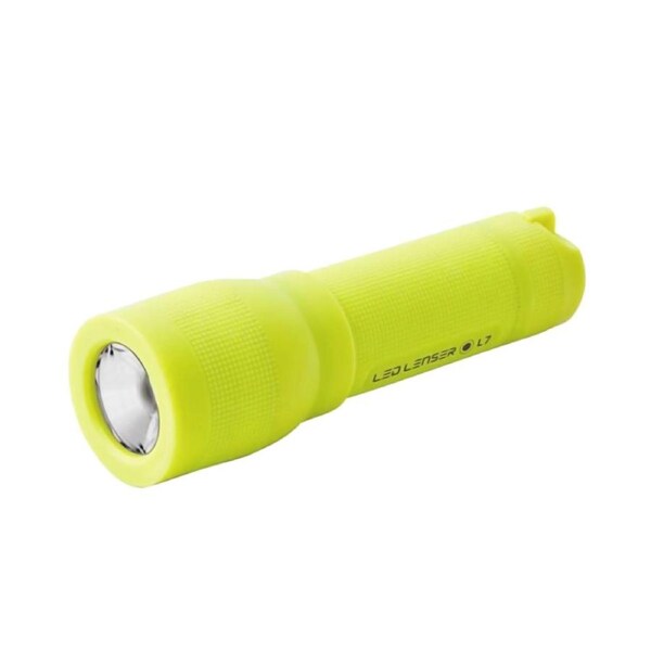 Ledlenser L7 LED Torch 100lm Advanced Focus Flashlight Safety Yellow