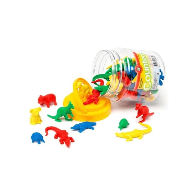 Australian Animals Counters Jar of 48
