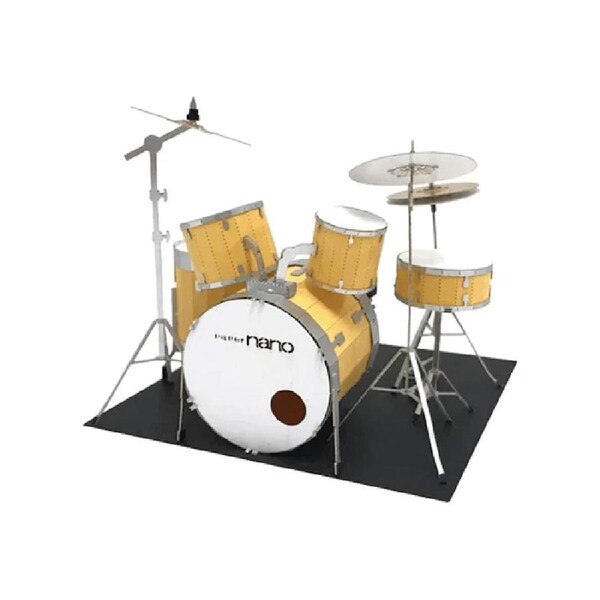Paper Nano - Drum Set Paper Model