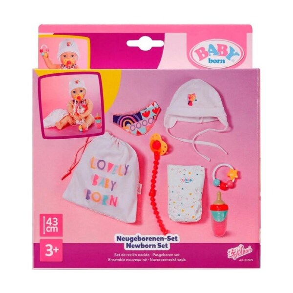 BABY Born Care & Play Newborn Starter Kit Doll Accessories Set 3y+ 43cm